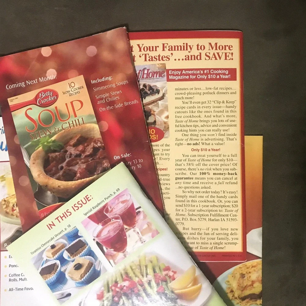 7 Recipe Cookbook Pamphlet‎ Softcover Betty Crocker Taste Of Homes Crockpot